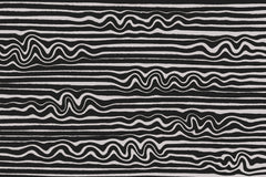 Wall mural Wavey Stripes Square – fototapet med unikt motiv som skapar en inspirerande fondvägg