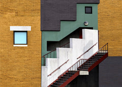 Wall mural Facade - Boston MA – fototapet med unikt motiv som skapar en inspirerande fondvägg