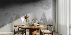 Whimsical Starry Mountains
