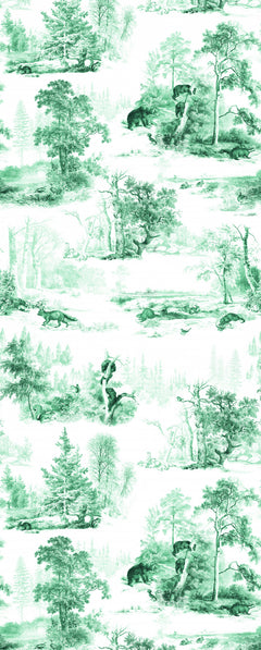 Wall mural Hl12 Woodlands Green 126mm X 3mm – fototapet med unikt motiv som skapar en inspirerande fondvägg