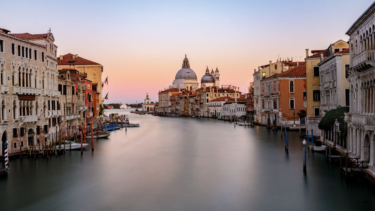 Canal Grande - solnedgang