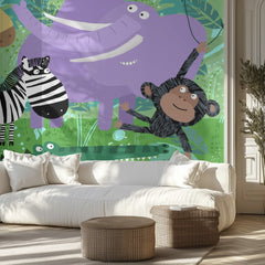 Playful Jungle Animals