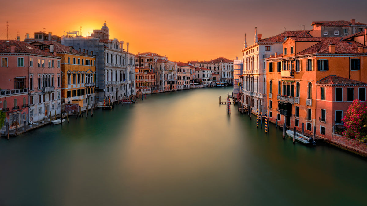 Solnedgang i Venezia