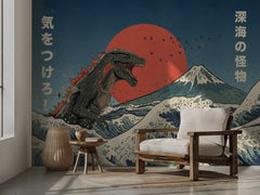 Godzilla Mount Fuji Wave
