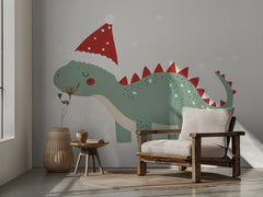 Cute Christmas Dinosaur