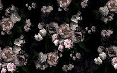 Wall mural Hl1 Black Roses 486mm X 3mm – fototapet med unikt motiv som skapar en inspirerande fondvägg