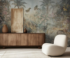 Jungle Tropical Art Illustration Wall 44
