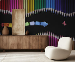 Origami Rainbow Pencils