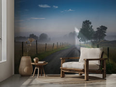 Misty Morning Road