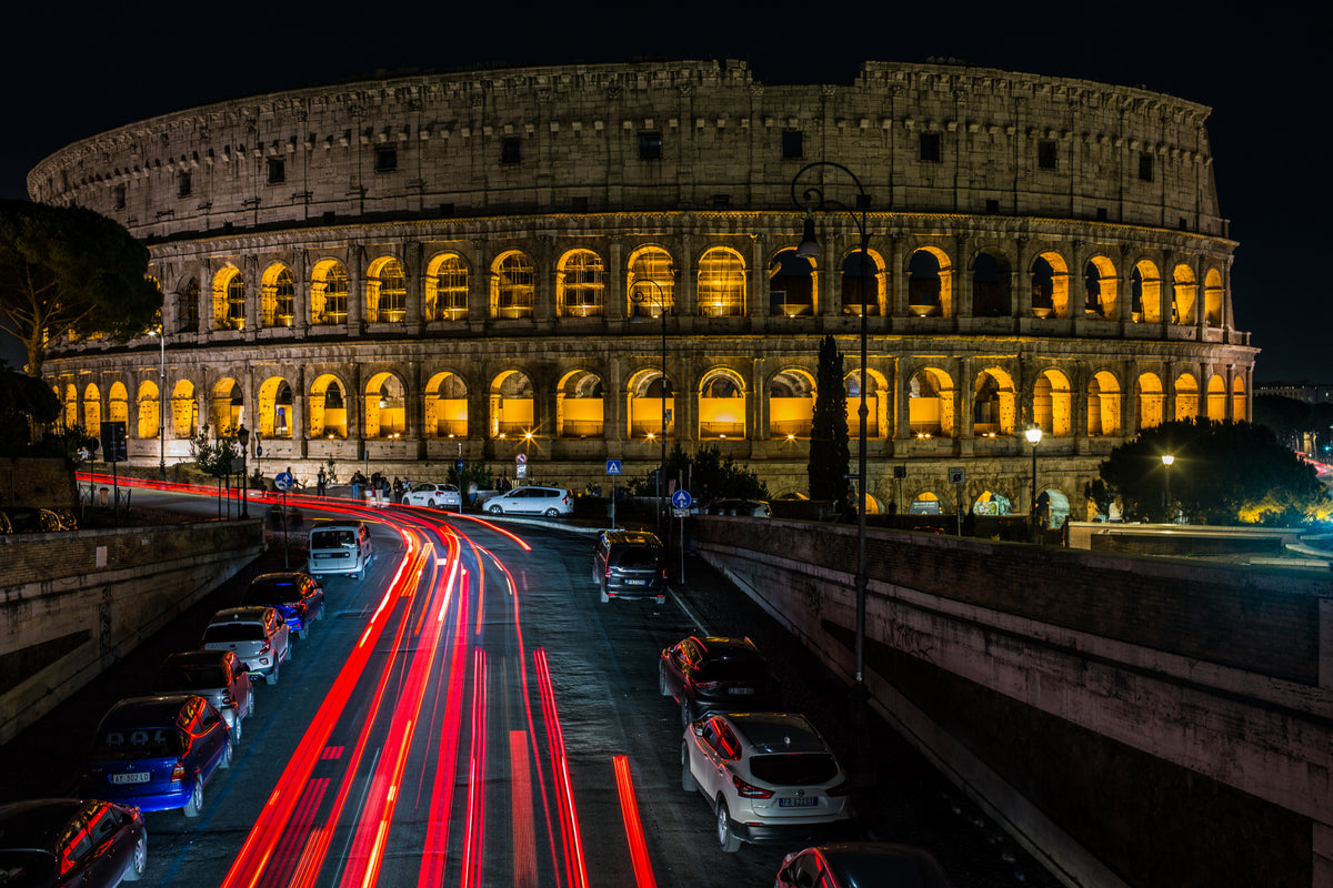 Colosseum om natten