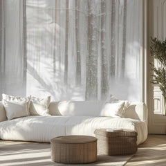 Misty Winter Forest