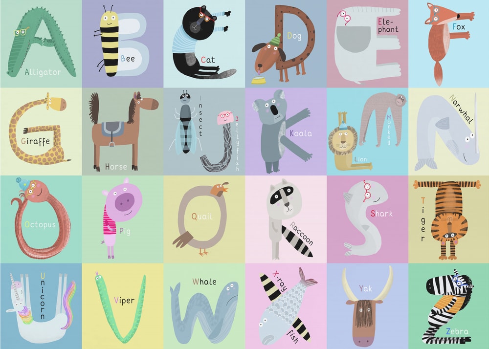 Whimsical ABC Animals