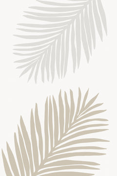 Wall mural PALM LEAF 9 – fototapet med unikt motiv som skapar en inspirerande fondvägg