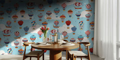Whimsical Balloon Flight