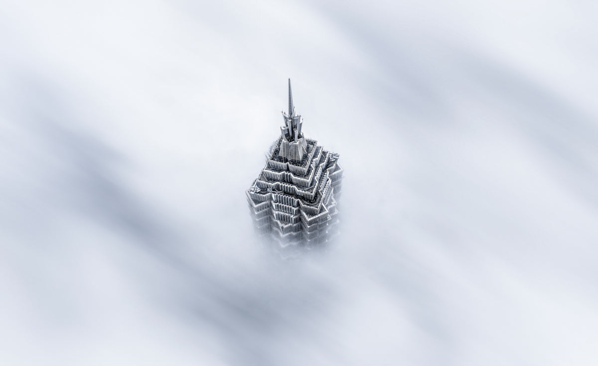 Shanghai Jinmao Tower i skyer