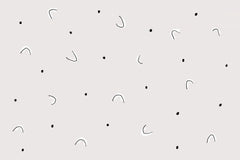Wall mural Dots and Shapes – fototapet med unikt motiv som skapar en inspirerande fondvägg