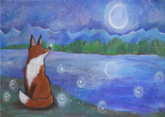 Moonlit Fox Dreams