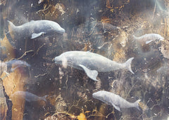 Graceful Ocean Belugas