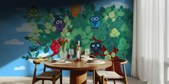 Colorful Owls Tree