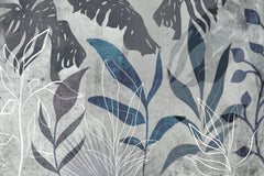 Wall mural Modern Botanical No3 – fototapet med unikt motiv som skapar en inspirerande fondvägg