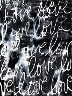 Wall mural Love Love Love – fototapet med unikt motiv som skapar en inspirerande fondvägg