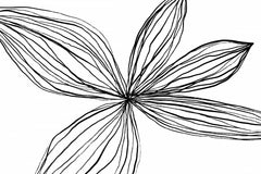 Wall mural Flowerina 3 – fototapet med unikt motiv som skapar en inspirerande fondvägg