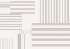 Wall mural Pattern Stripes Warm – fototapet med unikt motiv som skapar en inspirerande fondvägg