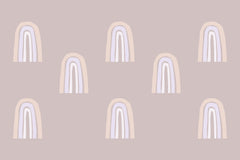Wall mural Minimal Rainbows – fototapet med unikt motiv som skapar en inspirerande fondvägg