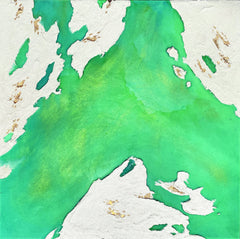 Wall mural Emerald Island – fototapet med unikt motiv som skapar en inspirerande fondvägg