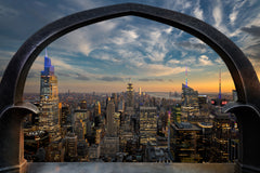 Wall mural Top of the Rock – fototapet med unikt motiv som skapar en inspirerande fondvägg