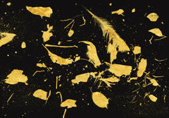 Wall mural Gold Dust – fototapet med unikt motiv som skapar en inspirerande fondvägg