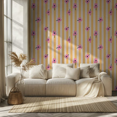 Sweet Floral Stripes
