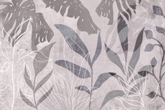Wall mural Modern Botanical No2 – fototapet med unikt motiv som skapar en inspirerande fondvägg