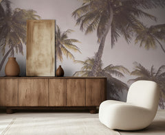 Blush Palm Trees