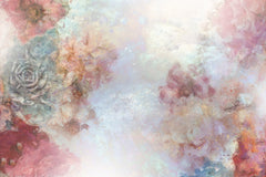 Wall mural Ombre63flower – fototapet med unikt motiv som skapar en inspirerande fondvägg