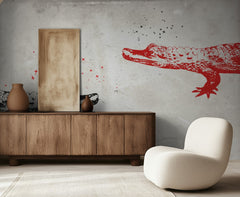 Red Black Alligator Magic