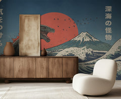 Godzilla Mount Fuji Wave