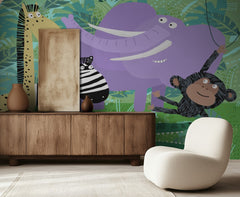 Playful Jungle Animals