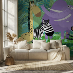 Playful Jungle Animals