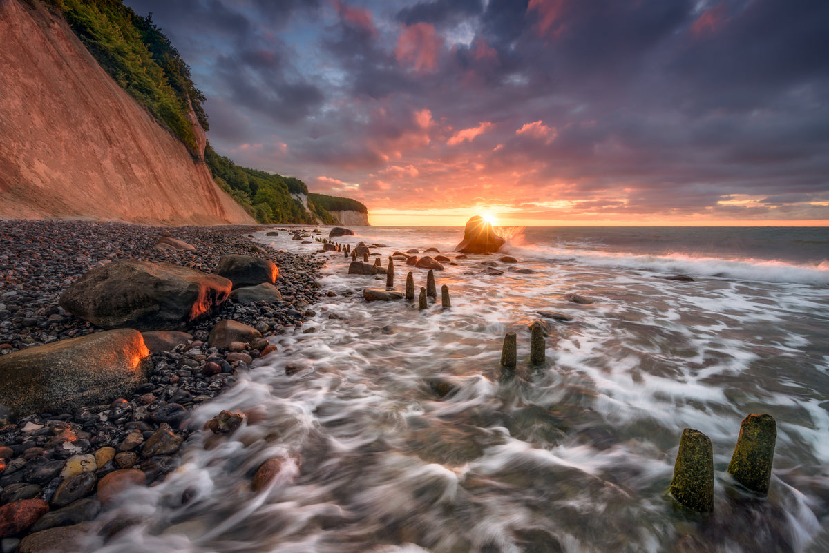 Rå krittkyst (Sassnitz / Rügen)