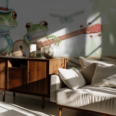 Frogs on a rope