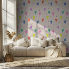 Cute Conversation Hearts Pattern
