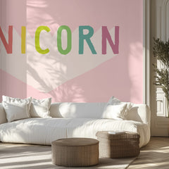 Colorful Unicorn Text
