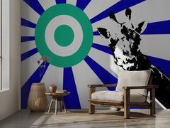 Giraffe Target Sunburst