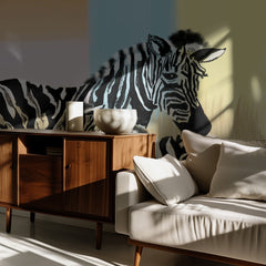 Mother Zebra And Foal