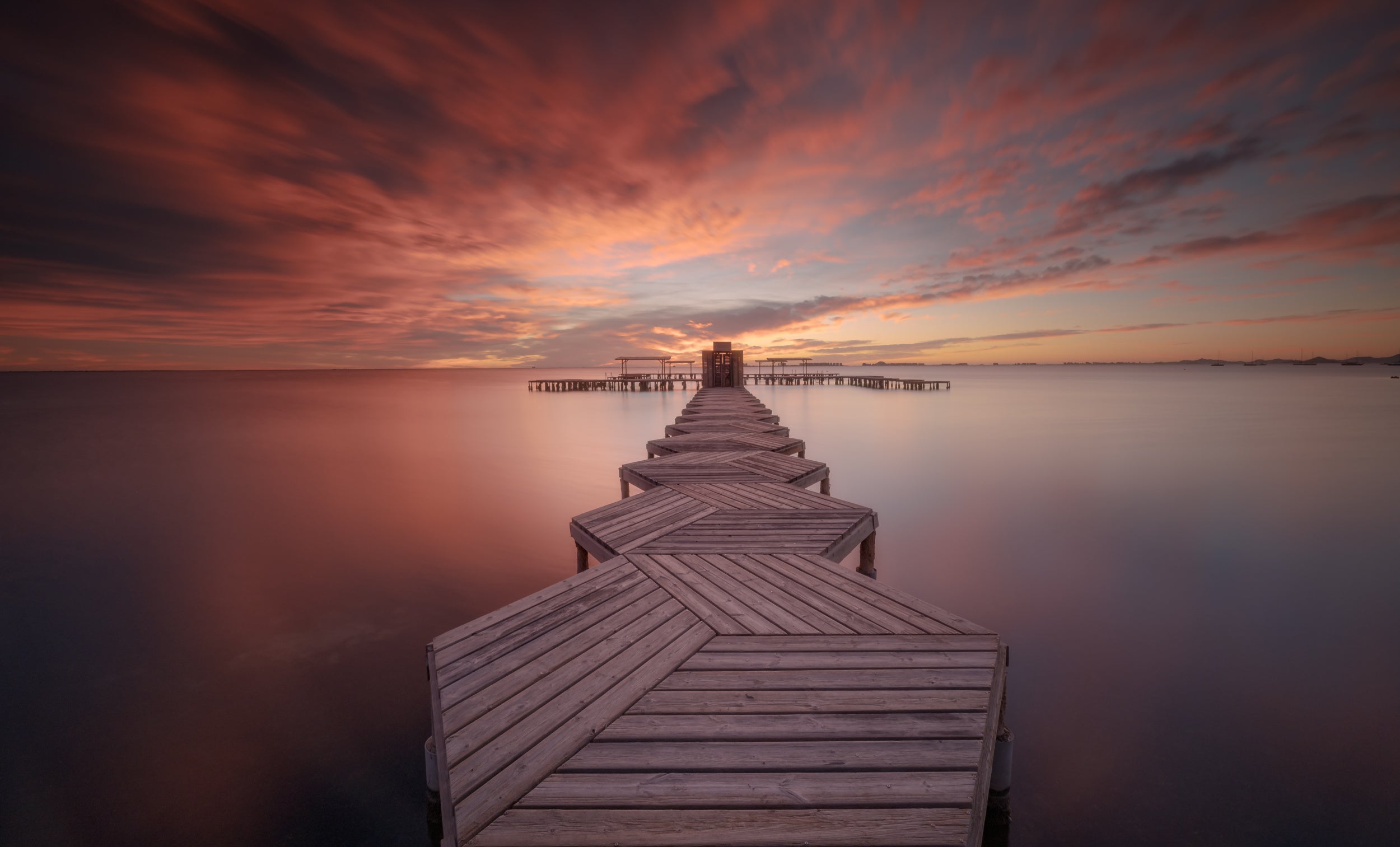 Amanecer en el balneario