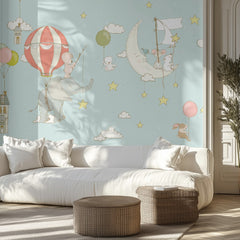 Flying Elephant Moon Boat