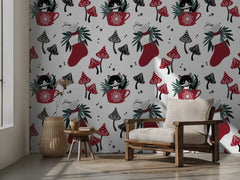 Whimsical Christmas Animals Pattern
