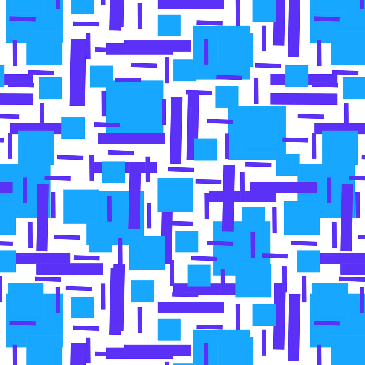 Shapely Overlap Marine Turqois Geometrisk Abstrakt