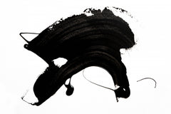 Wall mural Black Abstract Stroke – fototapet med unikt motiv som skapar en inspirerande fondvägg